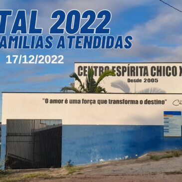 Natal 2022 com as Famílias Atendidas – CECX 17/12/2022